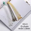 10st Lot 1 2mm Silver Gold Bronze Thin Cross Link Chain Fine Chain 18Inch Womens Silver O Necklace Factory Dire244D