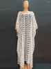 Ethnic Clothing African Dresses For Women Elegant Hollow Out Muslim Fashion Abayas Dashiki Robe Kaftan Long Maxi Dress Two Piece Sets 2023