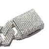 2024 handgefertigt 20mm Fashion S925 Sterling Silber VVS Moissanite Diamond Cuban Link Chain Armband