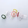 Cool Colorful Glass Reting Bubbler Handgjorda 14mm 18mm Manlig Joint Dry Herb Tobacco Filter Bowl Oil Rigs Waterpipe Bong Downstem Tratten Cigaretthållare