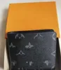 Portfele designerskie Luksusowe skórzane mężczyźni Krótki portfel dla kobiet mężczyzn torebki z moneta torebki z pudełkiem L075