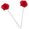 Decorazioni da giardino 2 pezzi Pathway Rose Stake Decorative Flower Ground Insered Decor