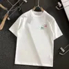 Kadın T-Shirt Tasarımcı T-Shirt Erkek Kadın Moda Nakış Grafik Kısa Kollu Tee Sıradan Gevşek Düz Renk Yuvarlak Boyun Büyük Boyut Boyut Pamuk Tee