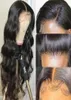 Lace Front Wigs Human Hair Body Wave Frontal Wig 26 inches Black Color7248333