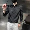 Camicie casual maschile da uomo camicia retrò manica lunga camicetta sciolta