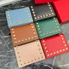 Multicolor Designer Ladies Leather Wallets Coin Designers Purses Credit Card Slot Mini Purse Zipper Wallet Coin Pouch with Id-card Holder