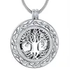 Herdenkingsgeschenken - 'Always In My Heart' Hangketting - 'Tree of Life' Cremation sieraden voor as - Keepsake348Z