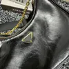 Designer hobo torba trzy w jednym wosku olejku skóra torba crossbody vintage łańcuch damski zbłąkany jedna torba na ramię Crescent torebka torebka zamek błyskawiczna