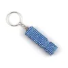 Wholesale outdoor self-defense tools key chain multi-color key chain accessories Fashion brick whistle key chain