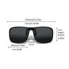 Solglasögon Polariserad Flip Up -klipp på för att köra mörk UV400 Pochromic Anti Blare Lens Myopia Glasses Car Gafas de Sol