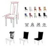 12 pièces Couvre-chaise imprimées Big Elastic Kitchen Covers Soutr Soutr Soupt Covers for Room Room Wedding 231222