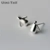 Stud Uini-Tail 925 Sterling Gümüş Sevimli Küçük Penguen Küpe Kore Moda Gelgit Hipoalerjenik Yüksek Kalite Takı13229