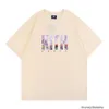 Vêtements de mode T-shirts de créateurs pour hommes T-shirts Mode de niche Kith Tokyo L Mark Tokyo Limited Manches courtes Sakura Coton Lâche T-shirt à manches courtes Pur coton T-shirts Ro