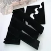 1pcs Black 3-Tier Velvet Watch Bracelet Jewelry Display Holder Stand Rack226u