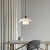 Pendant Lamps Modern LED Chandelier Simple Flying Saucer Lamp Dining Study El Bar Decoration Light French Designer Creative Art