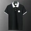 Mens Designer Polo Casual Shirts For Man High Street Italy Brodery Printing Brands Kläder Fashionabla korta ärmar Kläd Tees