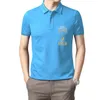 Os polos masculinos nunca subestimam um homem velho com uma camiseta windsurf menino de camiseta vintage Casual Casual O pescoço puro algodão