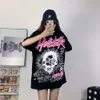 Roupas de moda Mens Designer Tees Camisetas Hellstar American Fashion Label Rapper Street Hiphop Imprimir Graffiti Mens Womens Solto Manga Curta Camisetas Instagram