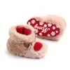 Premiers Walkers Christmas Reindeer Baby Shoes Boy Girl Girl Girl Bootes Winter Warm Cartoon Animal Toddler Préwalkers Coton Borne Born Born