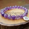 MG0691 Natural 2A Grade Amethyst Armband Natural Crystals Healing Heart Chakra Armband Trendy Women's Yoga Mala Armband2708