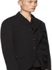Herrdräkter Casual Suit Coat Spring och Autumn Dark Multi-Layer Lapel Single-Side Multi-knapps Multi-Pocket Design Slim Wear