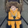 Winter Baby Rompers Infant Girls Boys Warm Hooded Snowsuit Jumpsuit Down Coat Romper Padded Outwear Jacket Snow Wear 231222