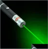 Laserpekare laser pennpekare grönt rött ljus för sos montering nattjakt undervisning 5mw 532 nm xmas present opp paket dropp deli5071426