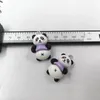 Charms 10pcs Pendientes de animales de panda glosados ​​europeos