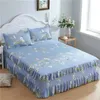 Bed Skirt Cotton Bedspread Set Embroidery Dress Pillow Cases 3 PiecesSet For KingQueen Double 15182M Sheet Cover 231222