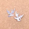 150pcs Antique Silver Bronze Plated eagle hawk Charms Pendant DIY Necklace Bracelet Bangle Findings 2020mm4936361