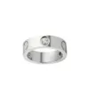 Bands Anneaux de créateurs Bijoux Rose Gol Sterling Silver Titanium Steel Diamond Rings Unique Promesse For Mens Women Teen Girls C2131