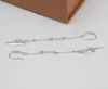 Dangle Earrings QIAOBEIGE DIY Sliver 925 Vintage For Women Earring 2023 Silver Earing Hanging Tassel Father Jewelry Making Handmade