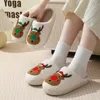 2024 Nya klassiska Slide Fur Slippers Sandaler Home Furry Flat Sandal Female Cute Fluffy Flip Flops For Women's Shearling Slipper Gai Big Size 36-45