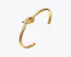 ENFASHION Braccialetti con nodo intero Braccialetti color oro Manchette Bracciale rigido per donna Bracciale Gioielli di moda Pulseiras B4286 2201872482