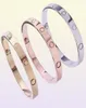 Bracciale rigido Love Screw Bracciale di design Bracciale da donna con gioielli di lusso classico 50 argento placcato oro oro rosa mai sbiadito9160004