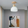 Deckenleuchten Nordic Massivholz Lampe Gang Eingang Wohnzimmer Dekoration LED LELLE LEITUNGEN HALLE Schlafzimmer Flur Badezimmer