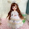 30cm New Design BJD Doll 1/6 Retro Doll Handmade Art Ball Combined with Makeup Full Set Lolita/Princess Doll and Clothes 231225