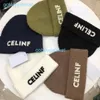 Autumn/Winter Sticke Hat Big Brand Designer Beanie/Skull Caps staplade Baotou Letter Ribbed Woolen Jmge