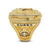 Three Stone Rings 2022 Curry Basketball Warriors Team Championship Ring With Wooden Display Box Souvenir Men Fan Gift Jewelry Drop De Dhtq3