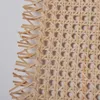 35 50cm Width Natural Webbing Grid Indonesian Plastic Rattan Roll Chinese Repair Tool Material for Chair Cabinet Furniture Decor 231225