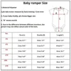 Baby bodysuit hej 2024 inant romper år gåva småbarn lång ärm jumpsuit pojkar flickor kläd bron dusch present 231225