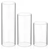 Candle Holders Glass For Pillar Candles Shade Birthday Decoration Girl Open Ended Tube Shades