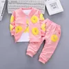 Set di abbigliamento set di vestiti per bambini 0-5 anni primavera e autunno neonato per bambini abiti da ragazza 3 peps set di abbigliamento per bambini