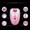 Depilador original kemei cabo depilador elétrico para mulheres facial corpo depilação feminino biquíni axilas pernas barbeador trimmer senhora