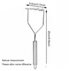 Outils de fruits et légumes Fil d'acier inoxydable Presse-purée Ricers Presse Cuisson Outil à main Purée de pommes de terre Purée Haricots à pression ondulés A Dhdkp