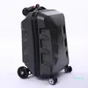 2023 Aluminum Skateboard Trolley Koffer Luggage For Traveling Students Oxford