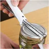 Openers Mtiple Use Glass Bottle Opener Beer Openers Stainless Steel Canned Fruit Cans Lid Jar Kitchen Tools Lever Type 201212 Drop Del Dh8Rb