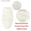 Sleeping Bags Baby Sleeping Bag Newborn Envelope Cocoon Wrap Swaddle Soft 100% Cotton 0-6 Months Sleep BlanketL231225