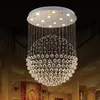 Novo lustre de cristal de bola K9 LED moderno lustres pendentes de cristal lustre lustre lustre lustre de bola clara Light297s