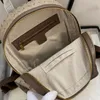 Kadınlar sırt çantası seyahat çantası büyük kapasiteli çanta çanta okul çantaları moda gerçek deri iç fermuarlı cep klasik harf baskı yüksek kaliteli inek derisi çantası